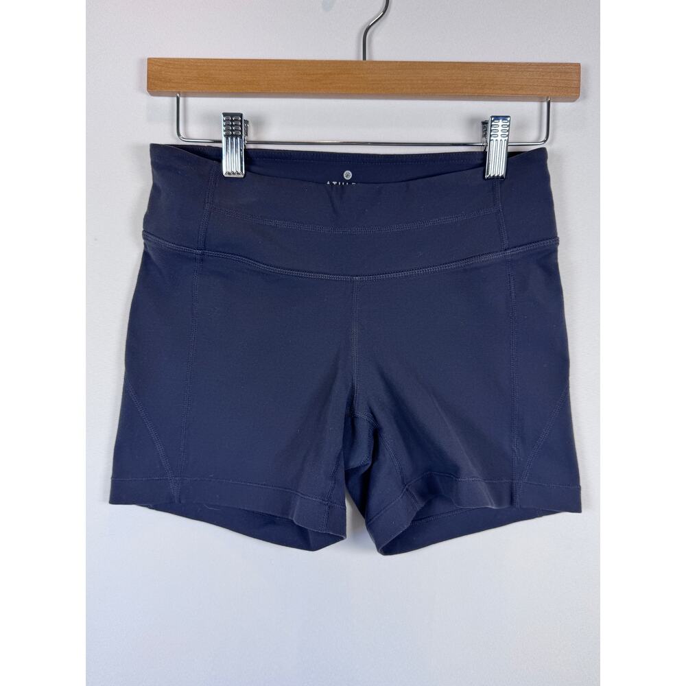Athleta Kickbooty 2 Yoga Short Women's Small Gray Pocket